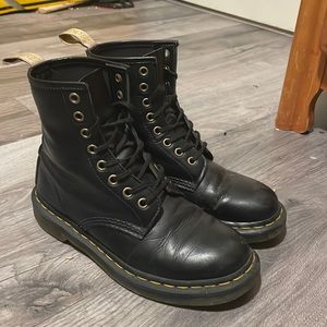 Vegan Leather Dr Marten 1460. Worn Condition (Already Broken In)